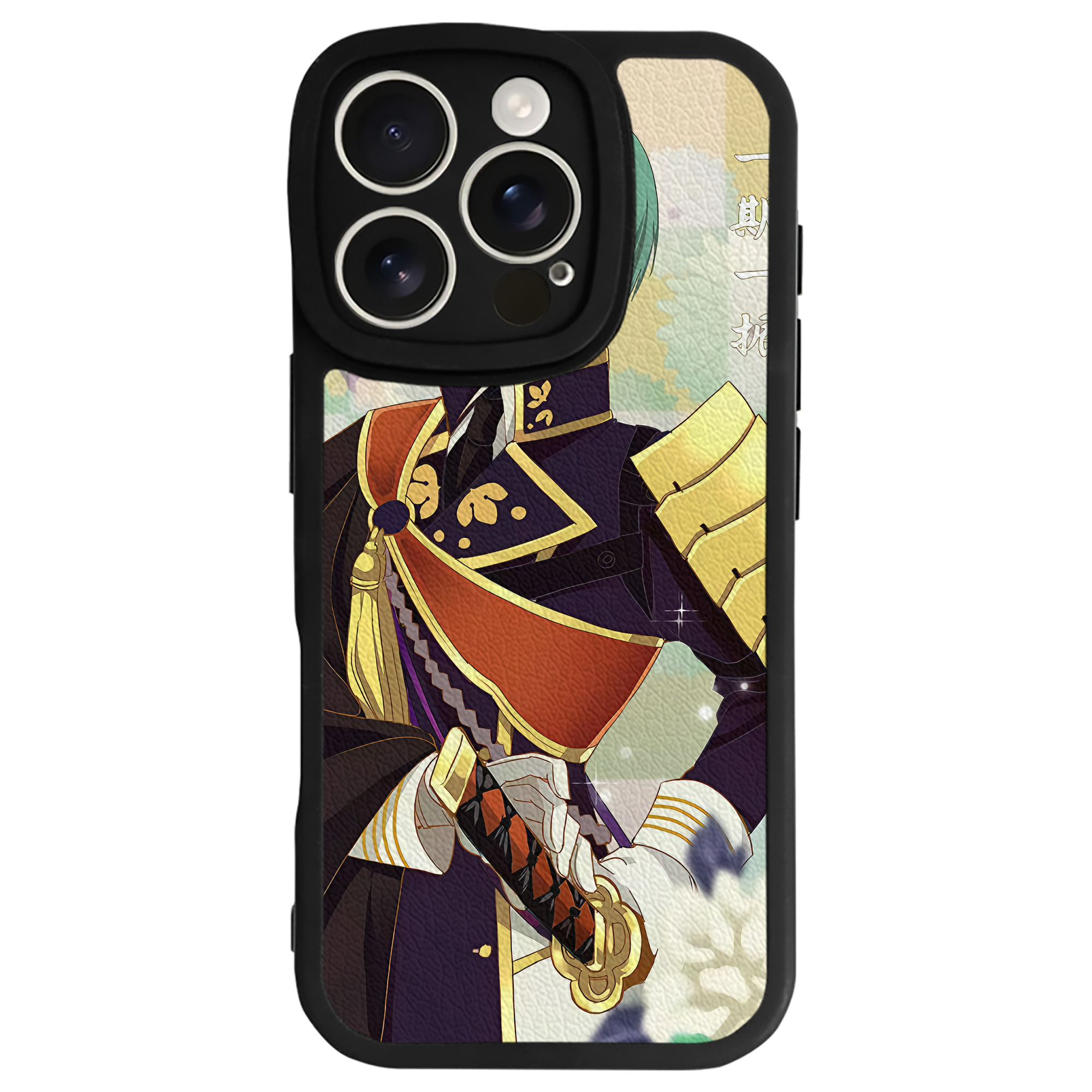 （画像用） 刀剣乱舞 Touken Ranbu 【iPhone 16シリーズ対応】シリコンスマホケース（レザー調） 材質：シリコン
